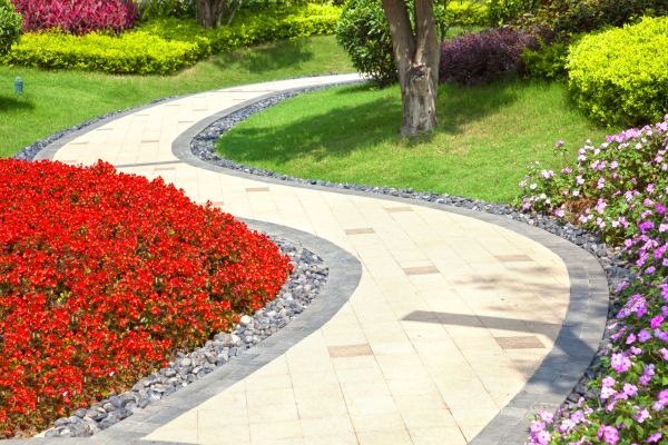 Garden Walkway Installation in Trenton